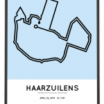 2019 halve van de haar route poster