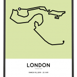 2019 The Big half Sportymaps course poster