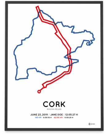 2019 Ironman Cork course poster