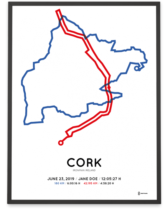 2019 Ironman Cork course poster