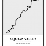 2019 western states 100 miles endurance run course poster