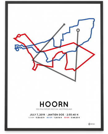 2019 5i50 Multisport Westfriesland parcours poster