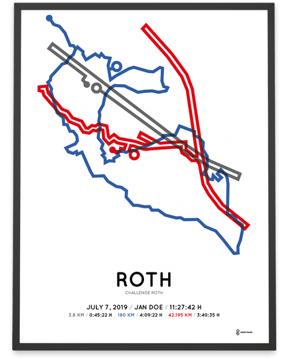 2019 challenge roth sportymaps course poster