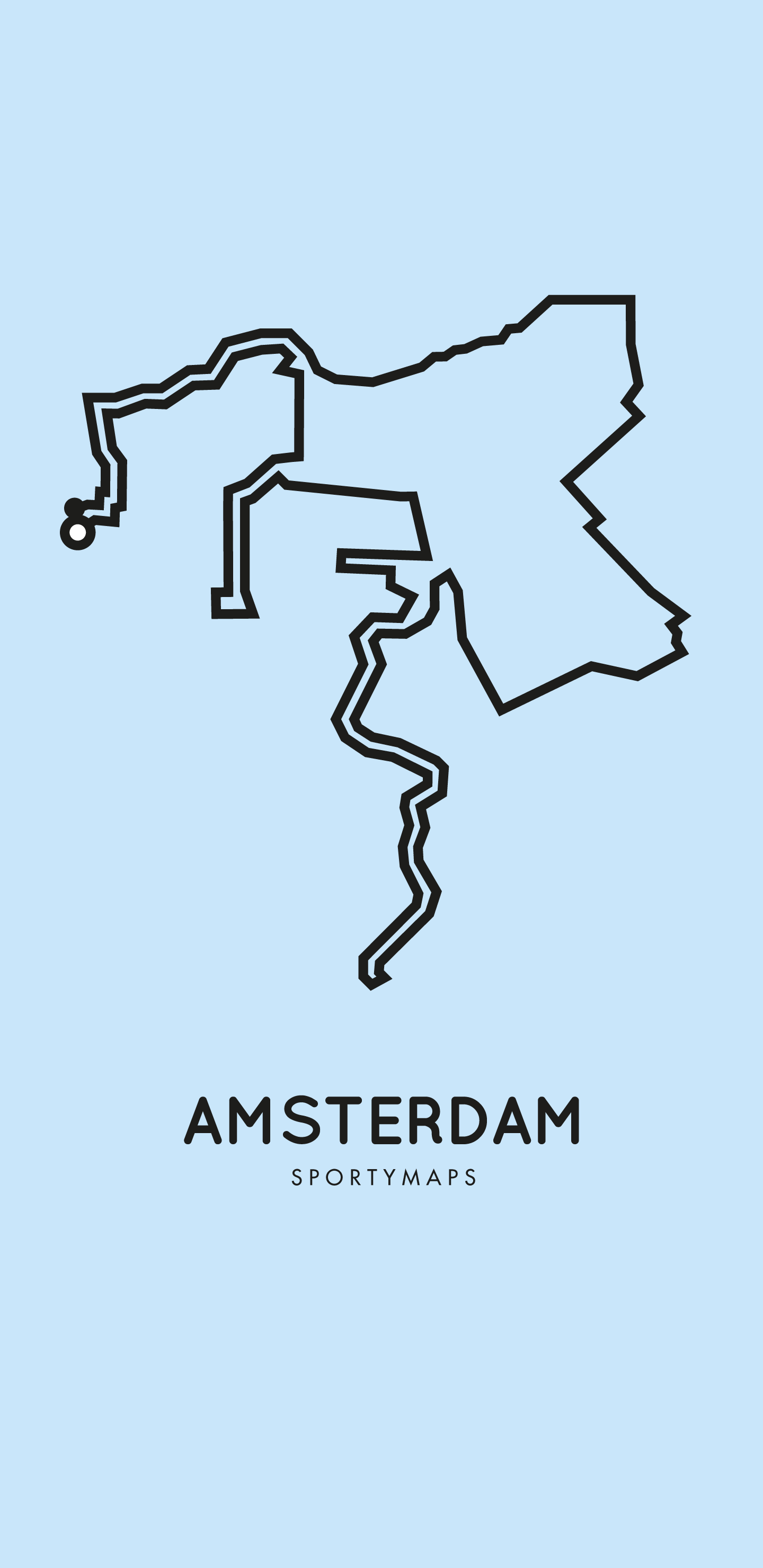 Sportymaps-Amsterdam-marathon-blue