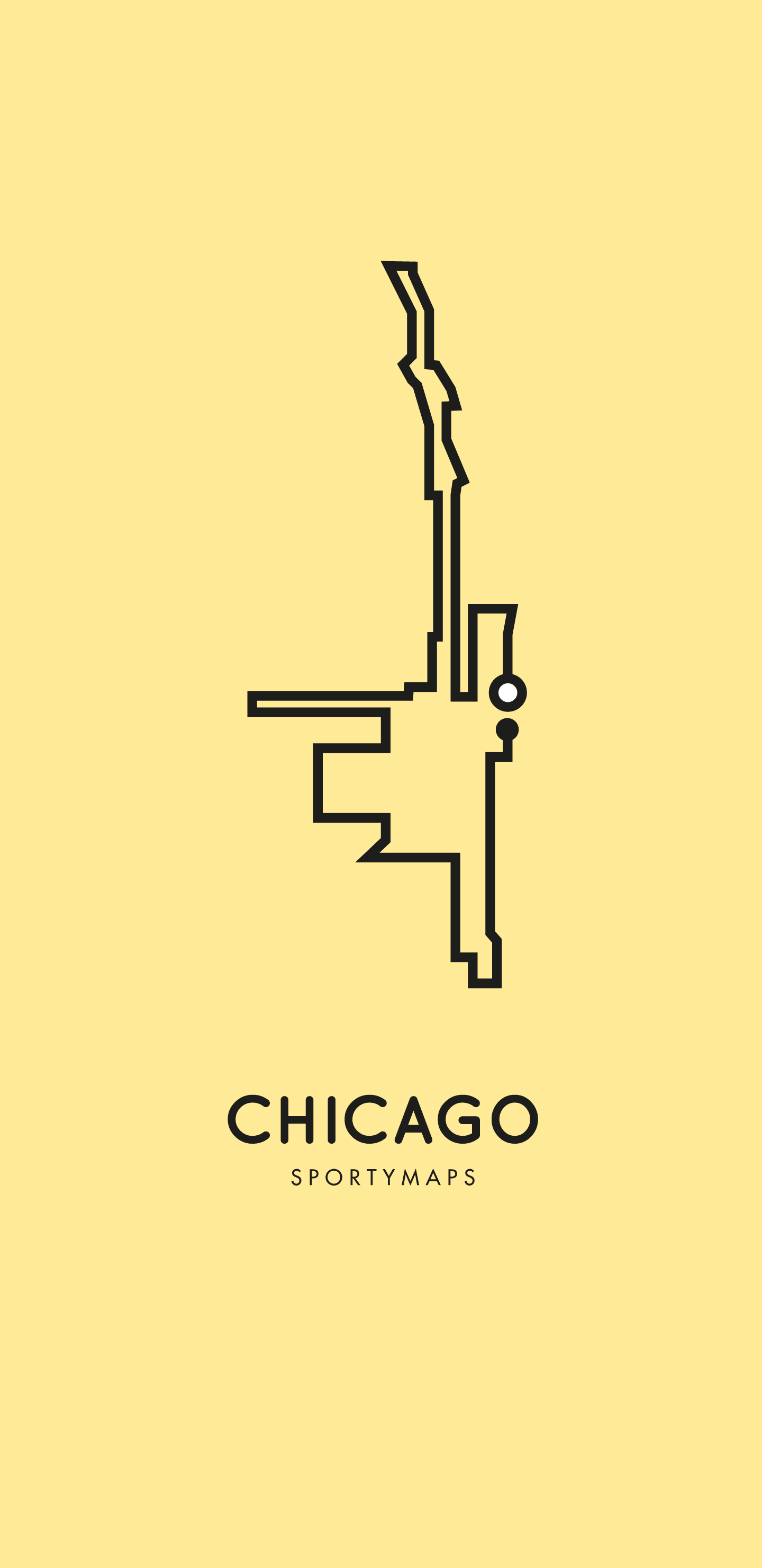 Sportymaps-Chicago-marathon-yellow