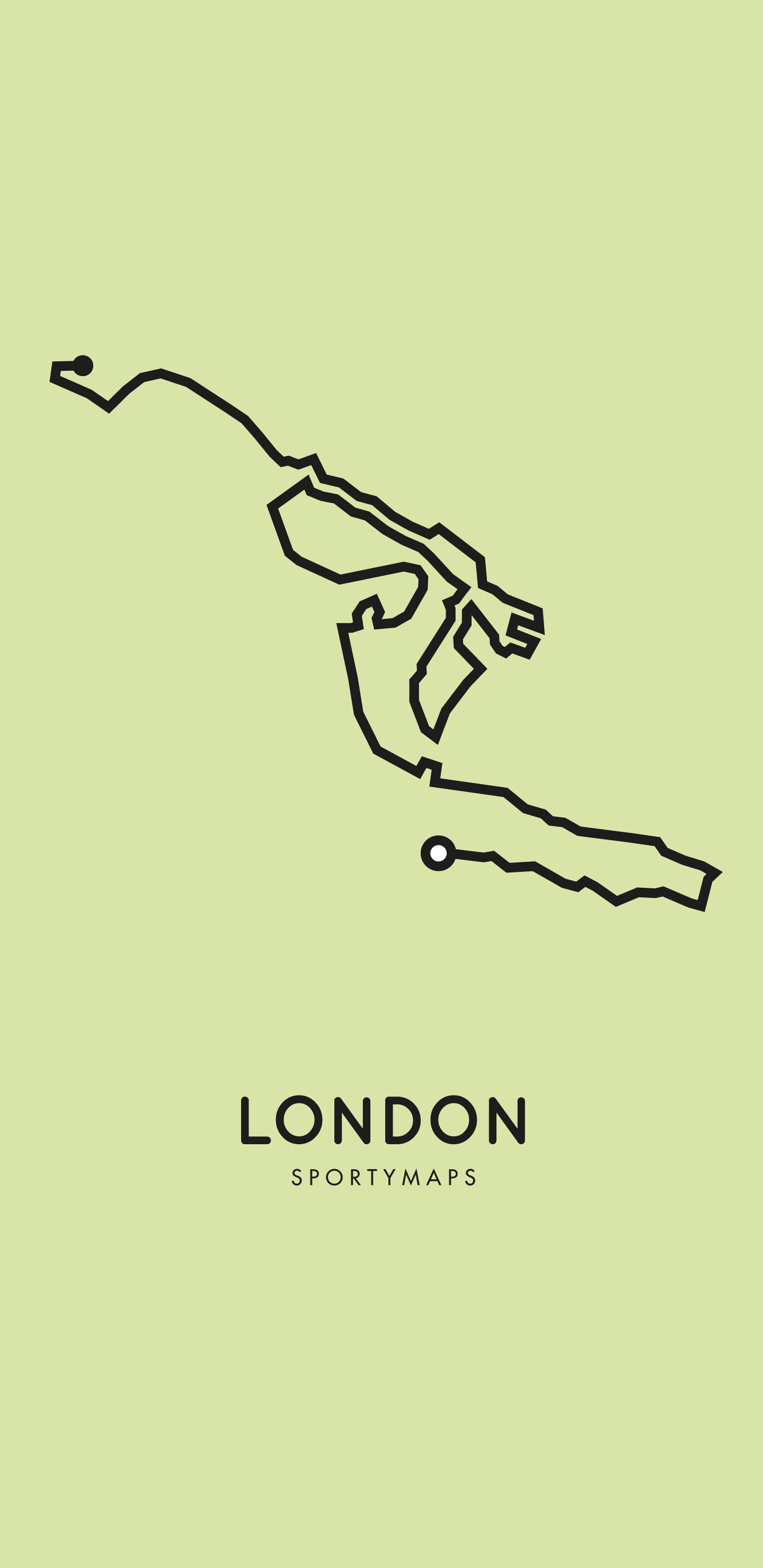 Sportymaps-London-marathon-green