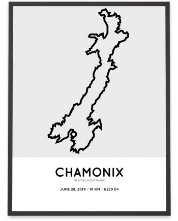 2019 90km du mont blanc parcours poster