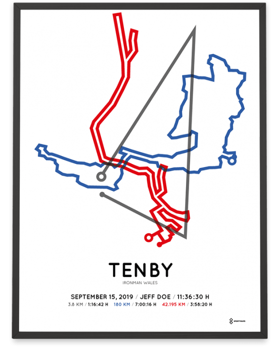 2019 Ironman Wales course poster