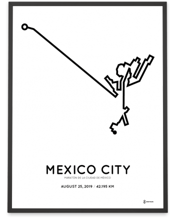 2019 Mexico City Marathon marathonermap