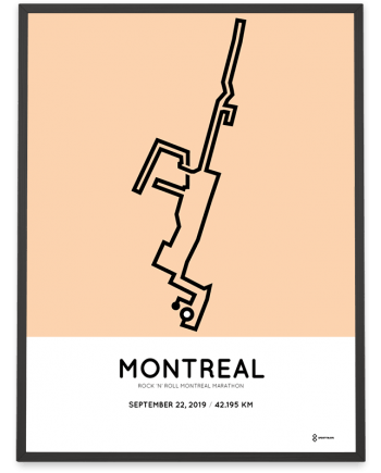 2019 Montreal marathon marathonermap