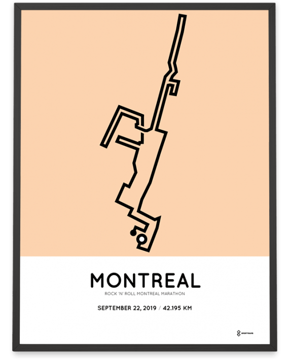 2019 Montreal marathon marathonermap