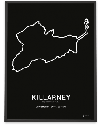 2019 The Kerry Way ultra 200km course poster
