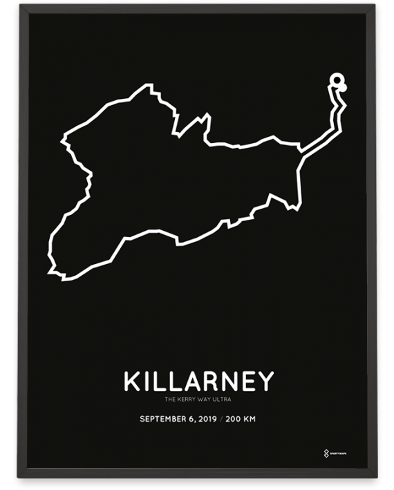 2019 The Kerry Way ultra 200km course poster