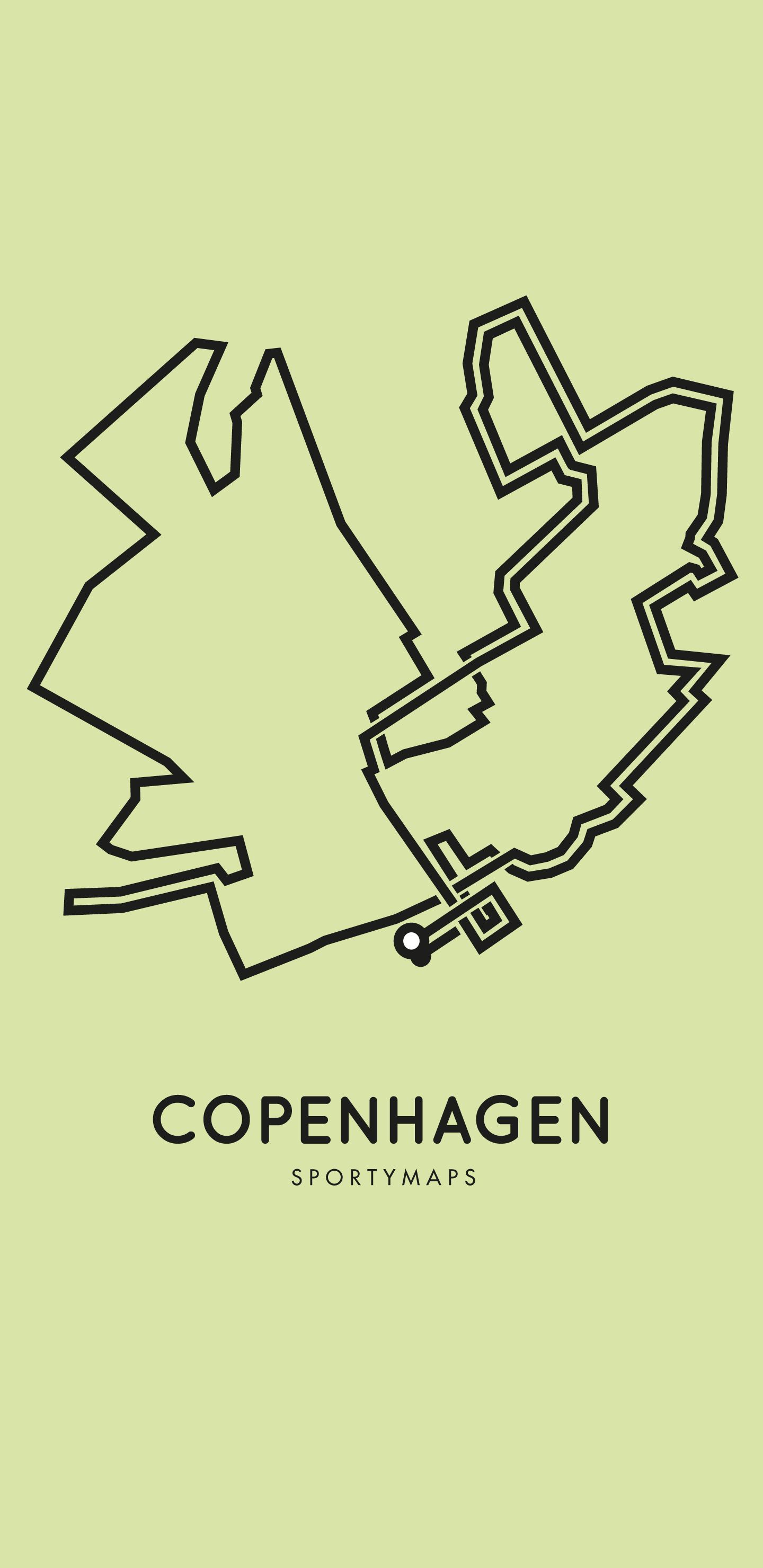 Sportymaps-Copenhagen-marathon-green