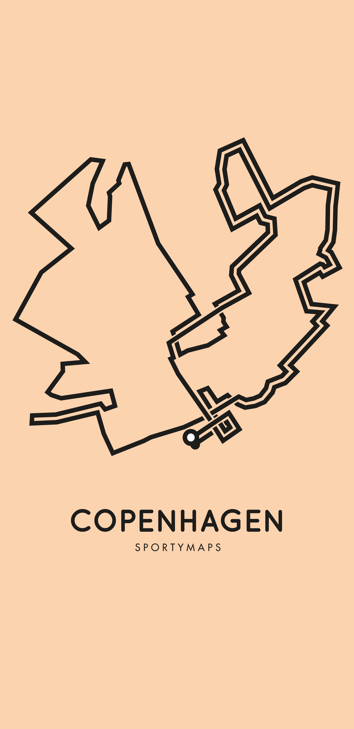 Sportymaps-Copenhagen-marathon-orange