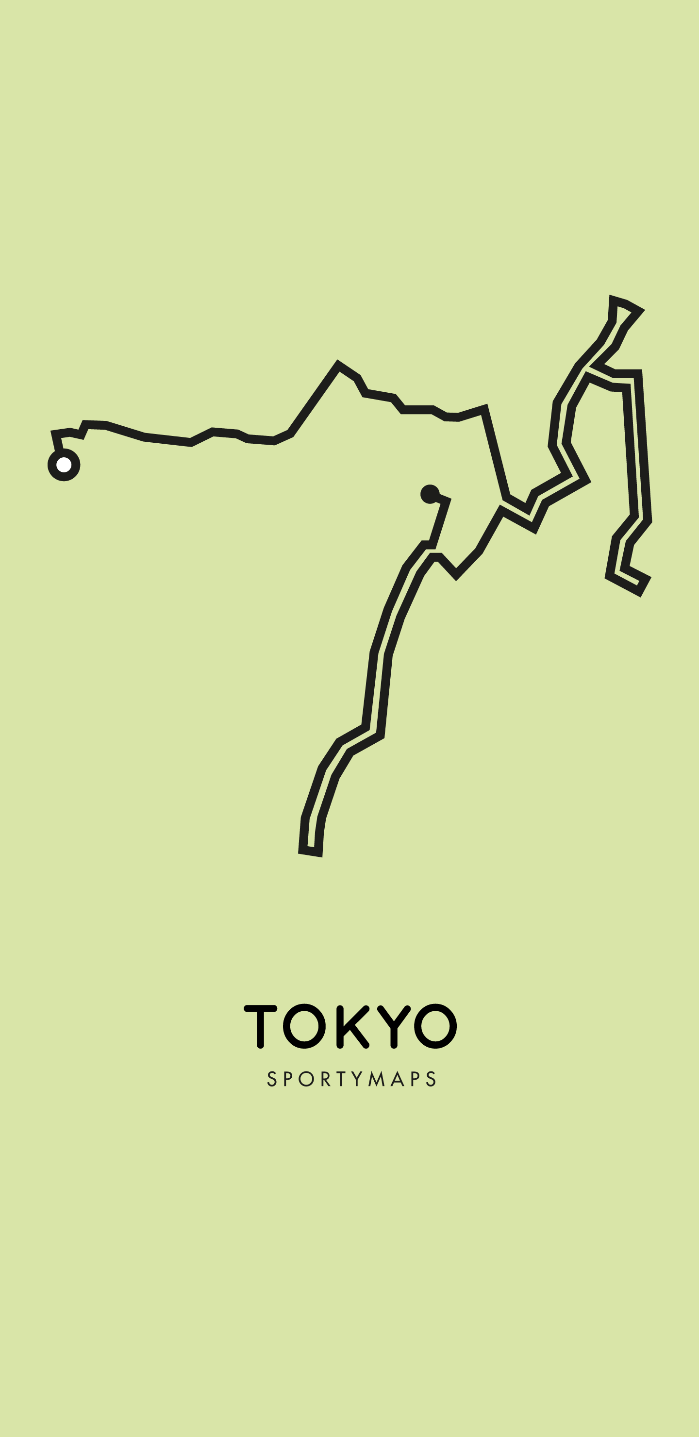 Sportymaps-Tokyo-marathon-green