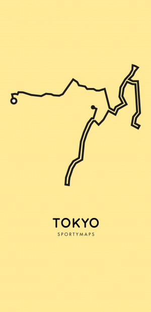 Sportymaps-Tokyo-marathon-yellow