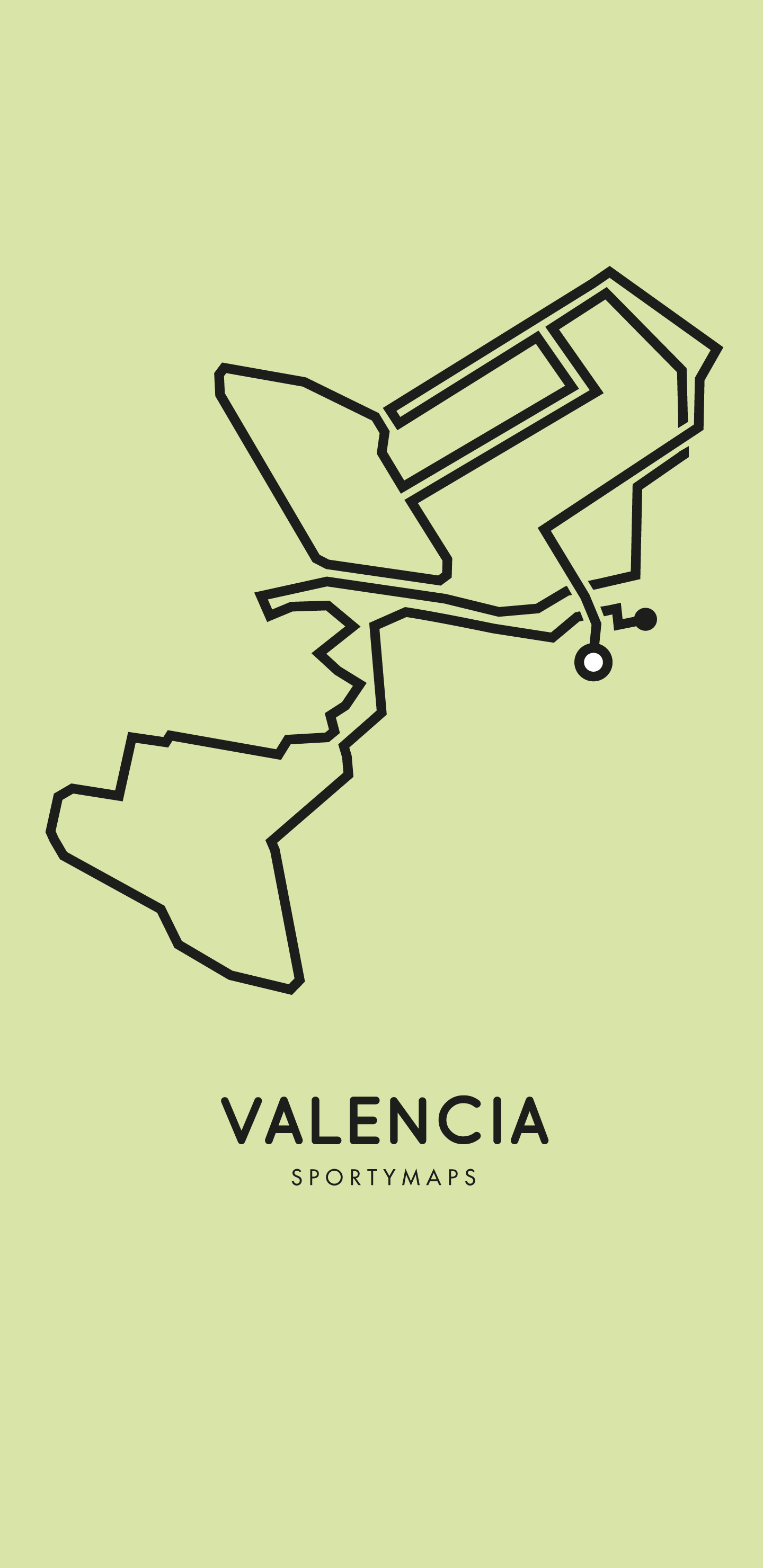 Sportymaps-Valencia-marathon-green