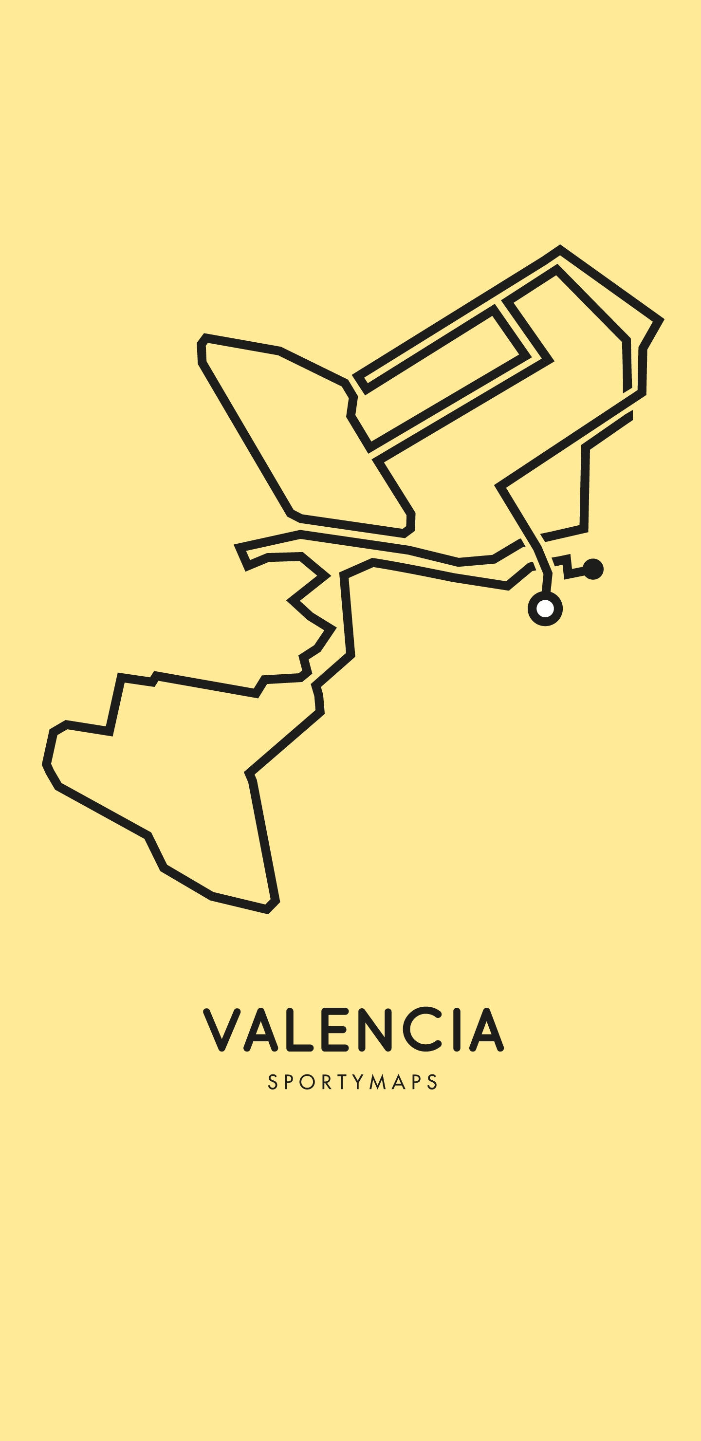 Sportymaps-Valencia-marathon-yellow