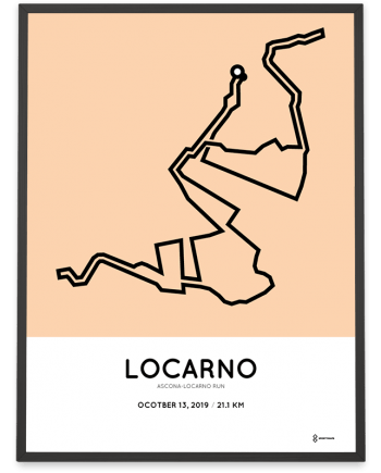 2019 Ascona-Locarno run percorso poster