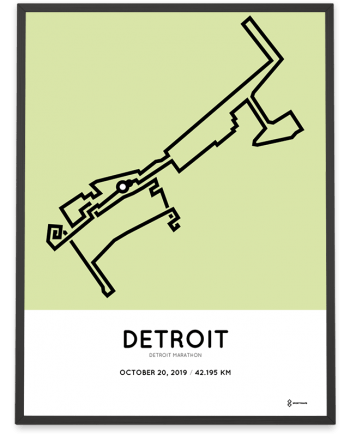 2019 Detroit marathonermap