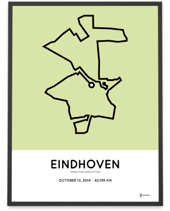 2019 Eindhoven marathon parcours poster
