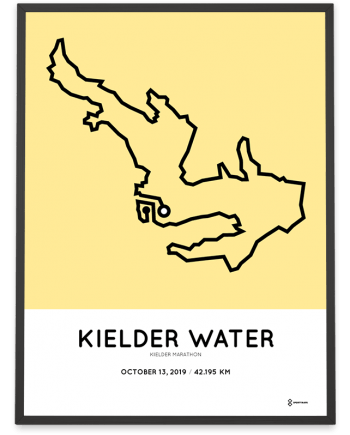 2019 Kielder marathon course poster