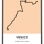 2019 Venicemarathon course poster