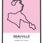 2019 Deauville marathon parcours sportymaps poster