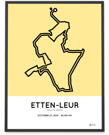2019 Etten-Leur marathon brabant parcours poster
