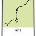 2019 marathon des Alpes maritimes Nice Cannes course poster