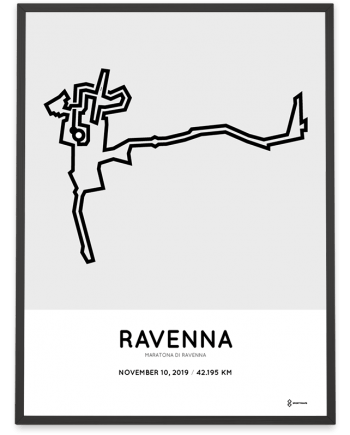 2019maratona di Ravenna course print