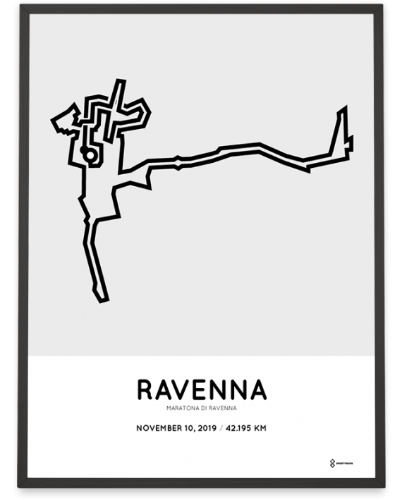 2019maratona di Ravenna course print