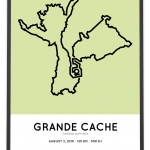 2019 Canadian Death Race 125km course poster