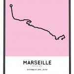 2019 Marseille Cassis parcours print