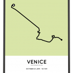 2019 Venicemarathon 10k course poster