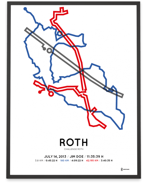2013 Challenge Roth course poster