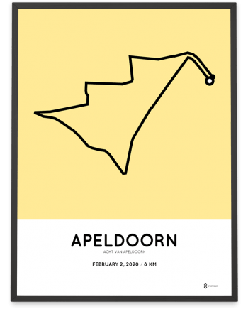 2020 Acht van Apeldoorn parcours print
