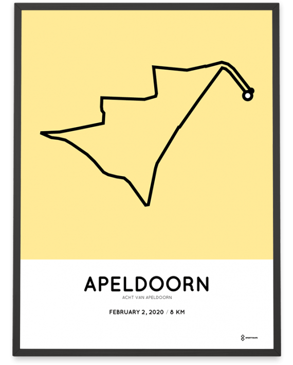 2020 Acht van Apeldoorn parcours print