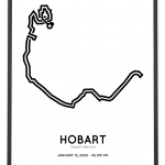 2020 Cadbury marathon sportymaps course poster