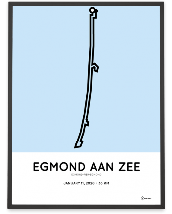 2020 Egmond-Pier-Egmond sportymaps parcours print