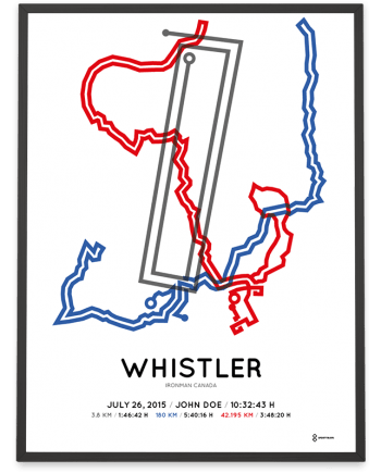 2015 Ironman Canada whistler sportymaps print