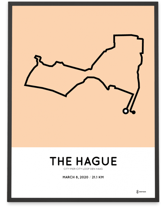 2020 CPC loop den haag sportymaps route poster