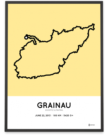 2013 Zugspitz ultratrail course poster