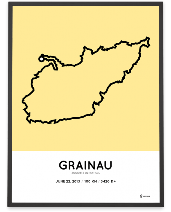 2013 Zugspitz ultratrail course poster