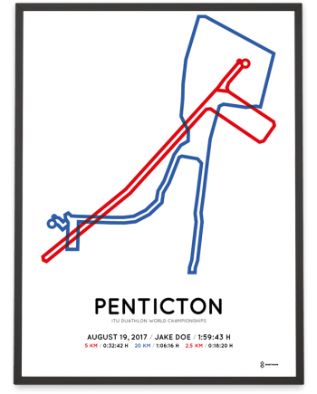2017 ITU Duathlon world championships course poster