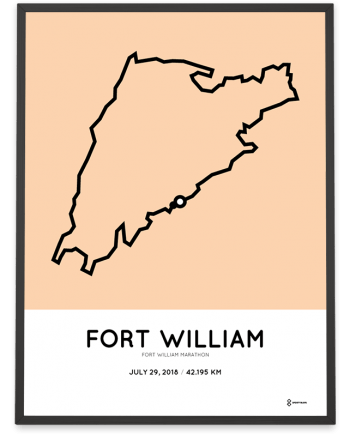 2018 fort william marathon course poster