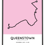 2015 Queenstown half marathoner map
