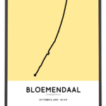 2019 11Strandentocht 60km parcours poster