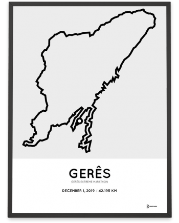 2019 Geres extreme marathon routemap print